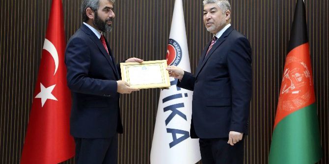Afganistan Milli Eğitim Bakanından Tika’ya Teşekkür