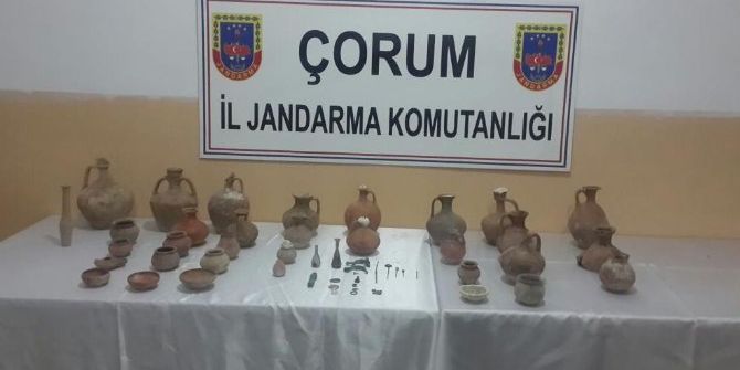 Çorum’da Tarihi Eser Operasyonu