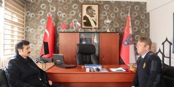 Kaymakam Gözen’den Emniyet Müdürlüğü’nü Ziyaret