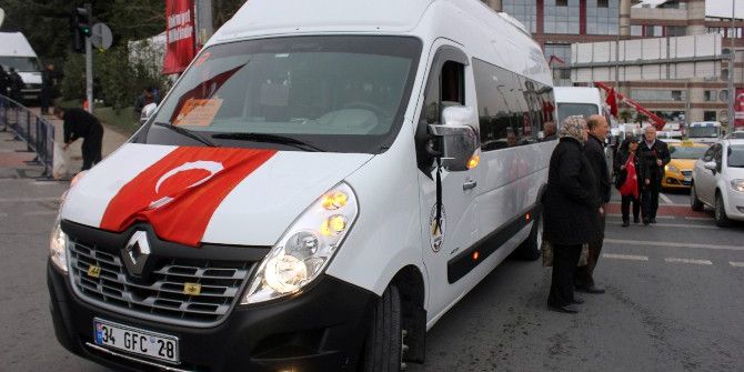 Servis Şoförlerinden Teröre Kornalı Ve Siyah Kurdeleli Tepki