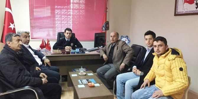 Başkan Fatih Çalışkan’dan Polise Taziye Ziyareti