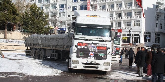 Halep İçin Yozgat’tan 3 Tır Dolusu Un Yola Çıktı