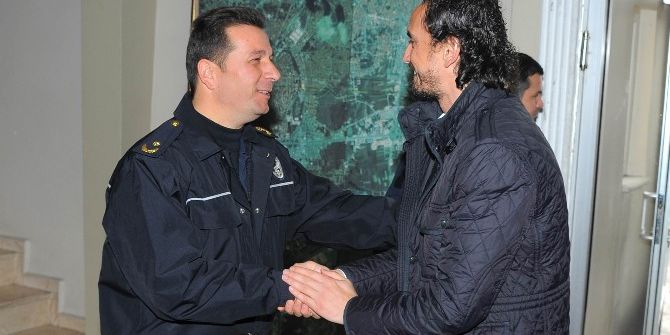 Sakaryaspor’dan Çevik Kuvvet’e Taziye Ziyareti