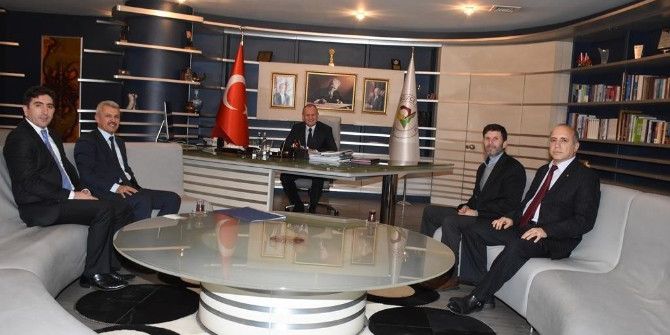 Kamu Hastaneleri Birliğinden Başkan Keleş’e Ziyaret