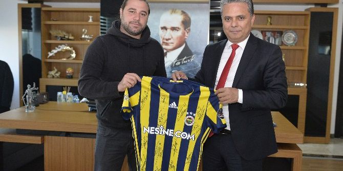 Fenerbahçe U21 Antrenörü Bozkaya, Başkan Uysal’ı Ziyaret Etti