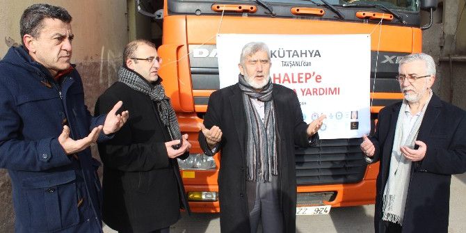 Tavşanlı’dan Halep’e Yardım