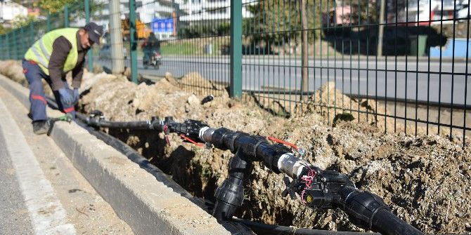 Alanya Çevre Yoluna Otomatik Sulama Sistemi
