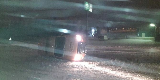 Afad Ekipleri Kaza Yaptı