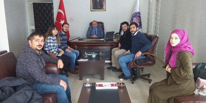 Yyü Öğrenci Konseyinden Müdür Özalp’a Ziyaret
