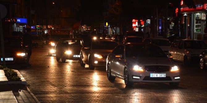 Korkuteli’de Şehitlere Saygı Konvoyu Düzenlendi