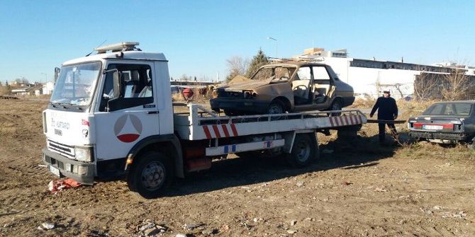 Edirne’de Hurda Araçlar Toplanıyor