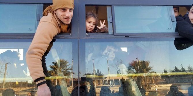 Doğu Halep’ten İlk Konvoyla 951 Kişi Ayrıldı