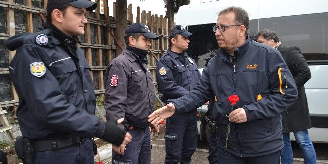 Balıkesirspor’dan Polisine Taziye Ziyareti