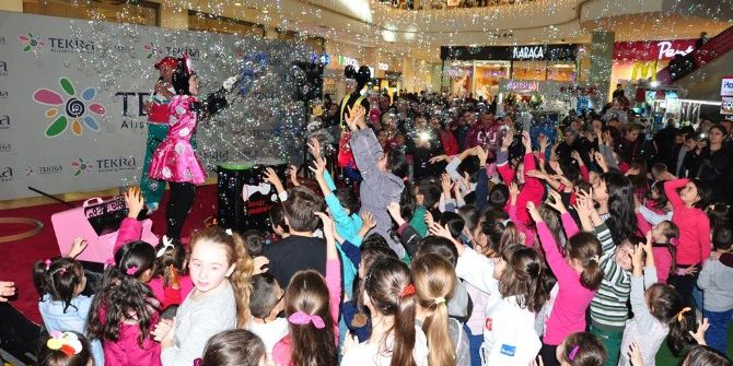 Tekirdağ’da ‘Crazy Bubble Show’ Gösterisi