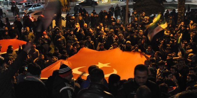 İnegöllü Gençlerden Halep’teki Katliama Tepki