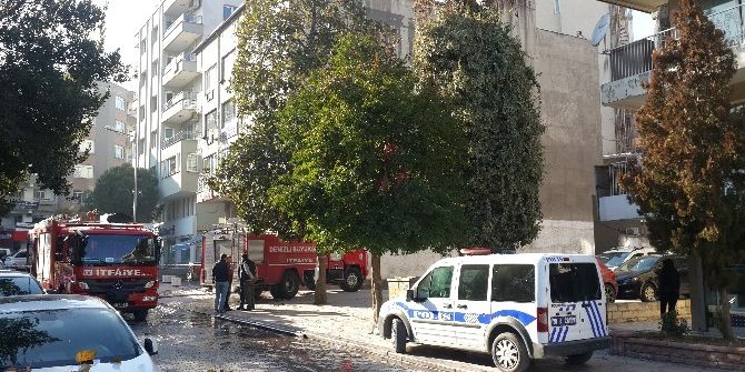 Madde Bağımlısı Genç İş Hanı Çatısını Ateşe Verdi