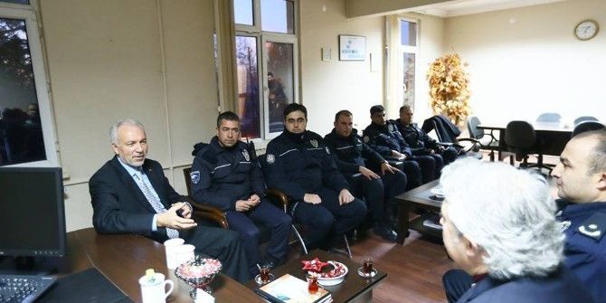 Başkan’dan ’Çevik Kuvvet’e Taziye Ziyareti