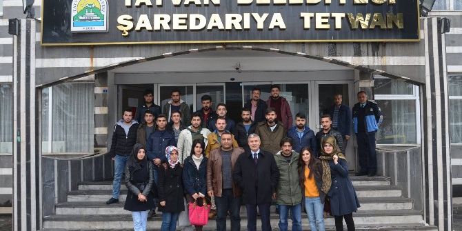 Tiyatroculardan Başkan Aksoy’a Ziyaret