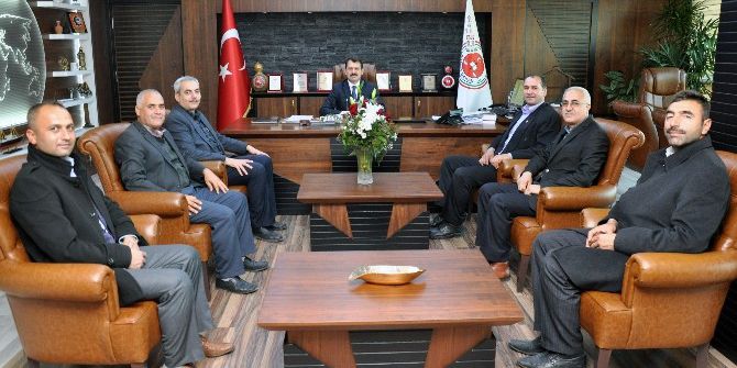Muhtarlardan Yargı Mensuplarına Destek Ziyareti