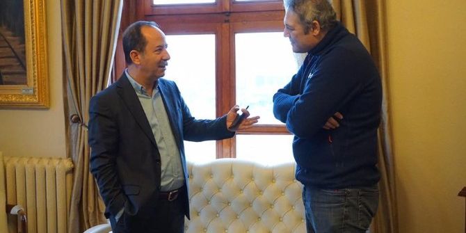 Ünlü Oyuncu Üzümcü’den Gürkan’a Ziyaret