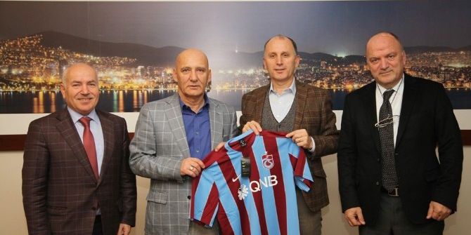 Trabzonspor Kulüp Başkanı Muharrem Usta’dan Başkan Altınok Öz’e Ziyaret
