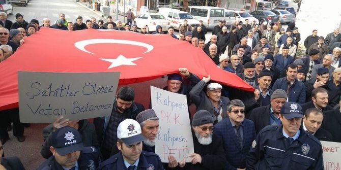 Kargı’da Terör Olayları Protesto Edildi