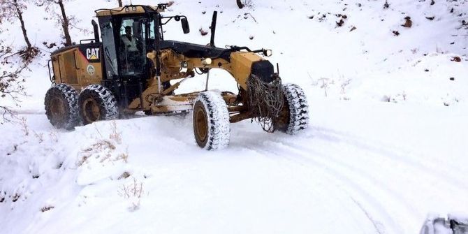 Malatya’da 208 Mahalle Yolu Kapalı