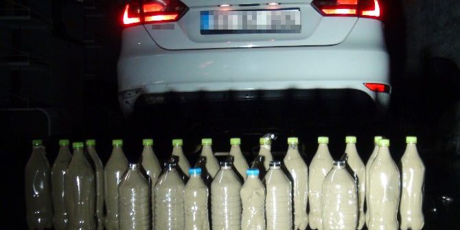 Otomobilin Yakıt Deposundan 11 Kilo Esrar Çıktı