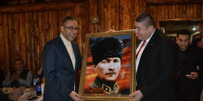 Kaymakam Çağlar’a Veda Yemeği Düzenlendi