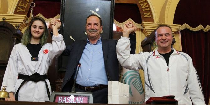 Edirne Belediyespor Tekvando Kulübü’nden Gürkan’a Ziyaret