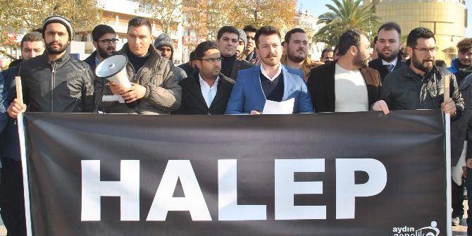 Ak Parti Aydın Gençlik Kolları Halep İçin Meydanlarda