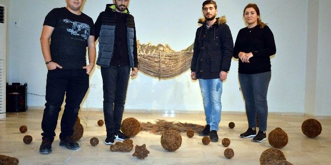 Dü Öğrencilerinden Anlamlı Sergi
