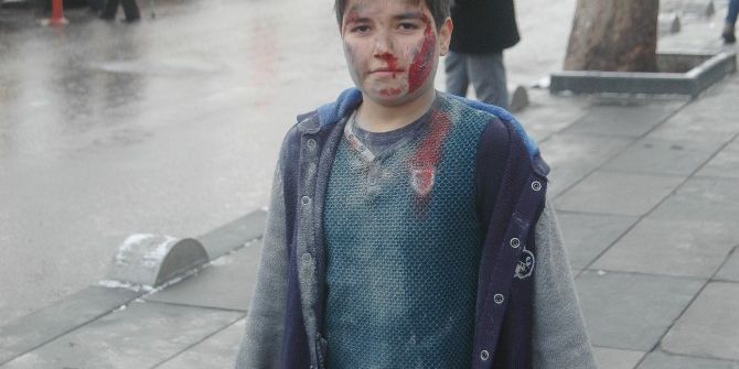 Üniversite Öğrencilerinden Halep Protestosu