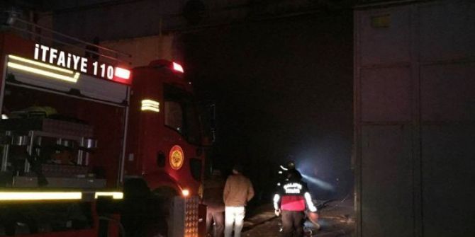 Organize Sanayide Korkutan Yangın