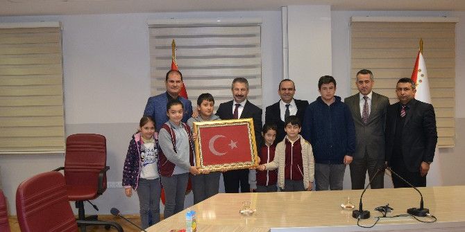 Mustafa Kemal Ortaokulu’ndan Eskişehir İl Emniyet Müdürlüğü’ne Taziye Ziyareti