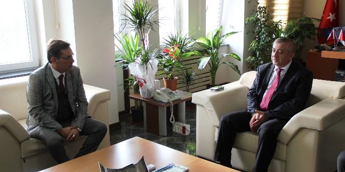 Emniyet Müdürü Sel’e Taziye Ziyareti