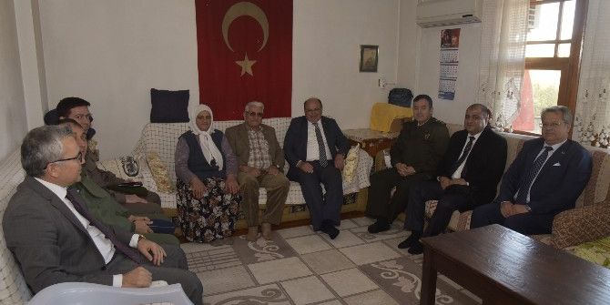 Vali Çiçek, Dalaman’da Şehit Aileleri, Gaziler Ve Engellileri Ziyaret Etti