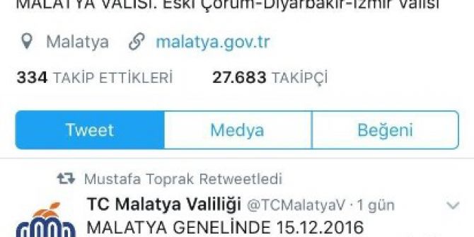 Vali Adına "Okullar Tatil" Tweeti Atıldı