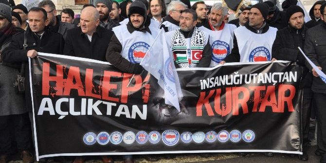 Sivas’tan Halep’e 9 Tır Yardım Gönderildi