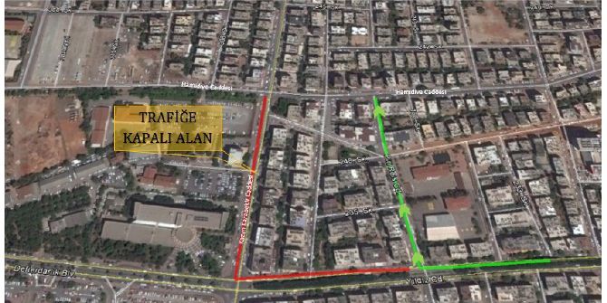 Yağmur Suyu Çalışmaları Nedeniyle Defterdarlık Kavşağı İle Yıldız Caddesi Trafiğe Kapatılıyor