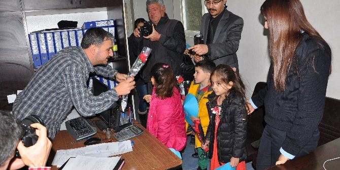 Minik Öğrencilerden Emniyet Müdürlüğüne Ziyaret