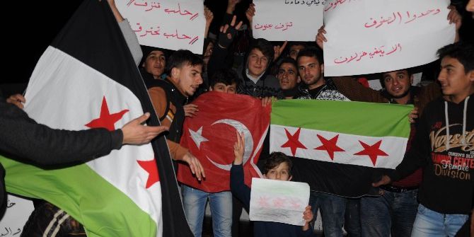 Mersin’de Halep İçin Sessiz Eylem