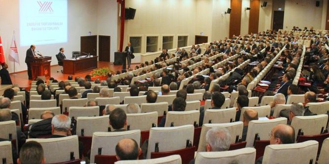 Rektör Bircan, Yök’te Düzenlenen Enerji Ve Maden Toplantısına Katıldı
