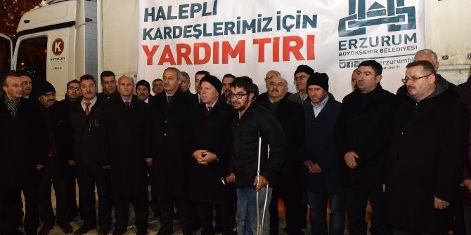 Büyükşehir’den Halep’e Yardım Tırı