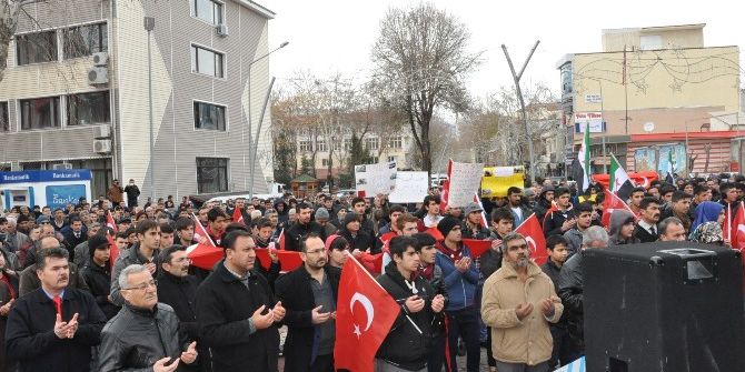 Gölbaşında Teröre Lanet Halep’e Destek Mitingi