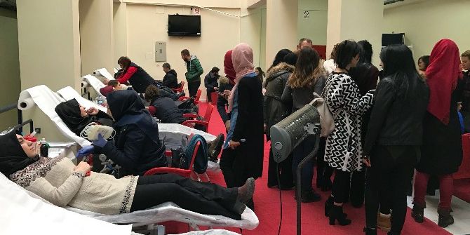 Babaeski Meslek Yüksekokulunda Kan Bağışı Kampanyası