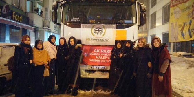 Ak Parti’den Halep’e Yardım Tır’ı