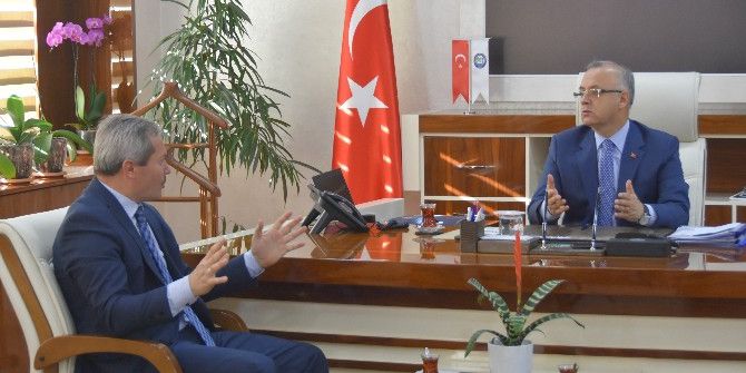 Ulaşım Daire Başkanı Deniz’den Başkan Kayda’ya Ziyaret