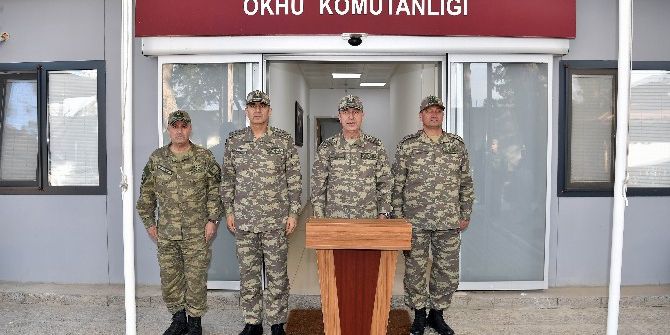 Genelkurmay Başkanı Akar, Elbeyli İlçesindeki Sınır Birliklerini Denetledi