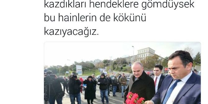 Bakan Özlü: “Hainlerin Kökünü Kazıyacağız”